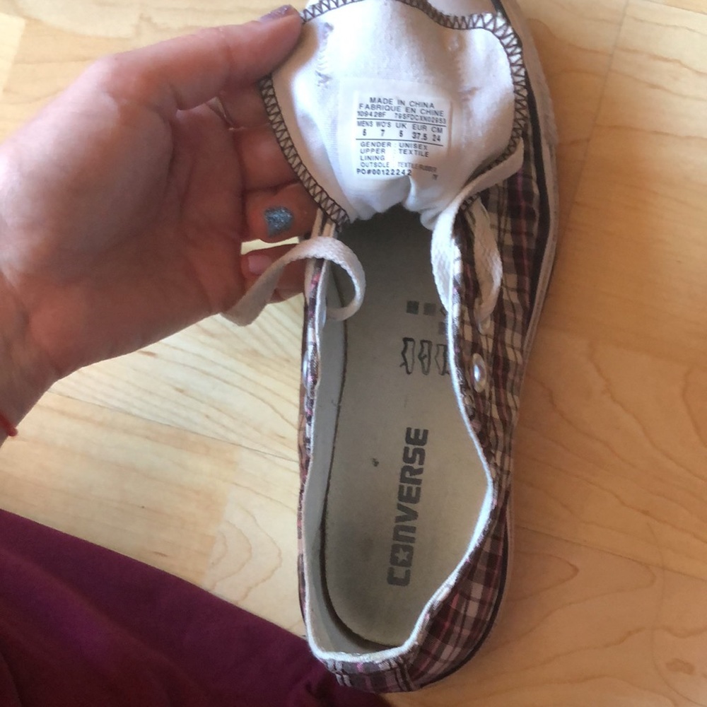 Converse chuck Taylors plaid - Picture 7 of 8